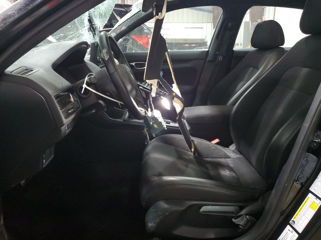 2022 Honda Civic VIN 2HGFE2F52NH597215 Copart auction photo, top/roof damage thumbnail 7