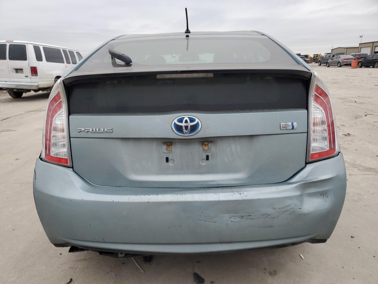 2014 Toyota Prius VIN JTDKN3DU7E1779052 Copart auction photo, rear end / front end damage thumbnail 6