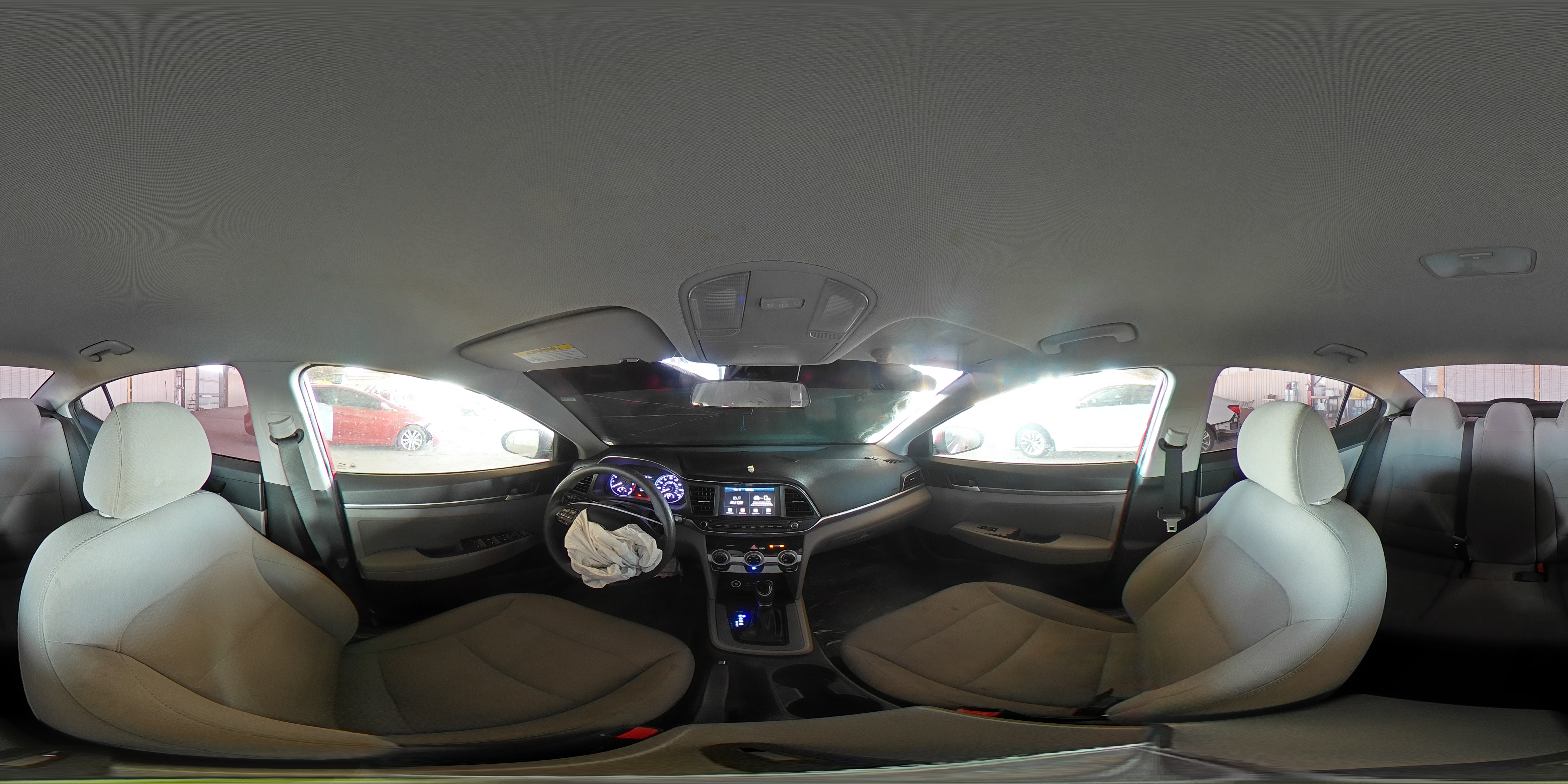 2019 Hyundai Elantra VIN 5NPD84LF3KH444609 Copart auction photo, front end / mechanical damage thumbnail 13