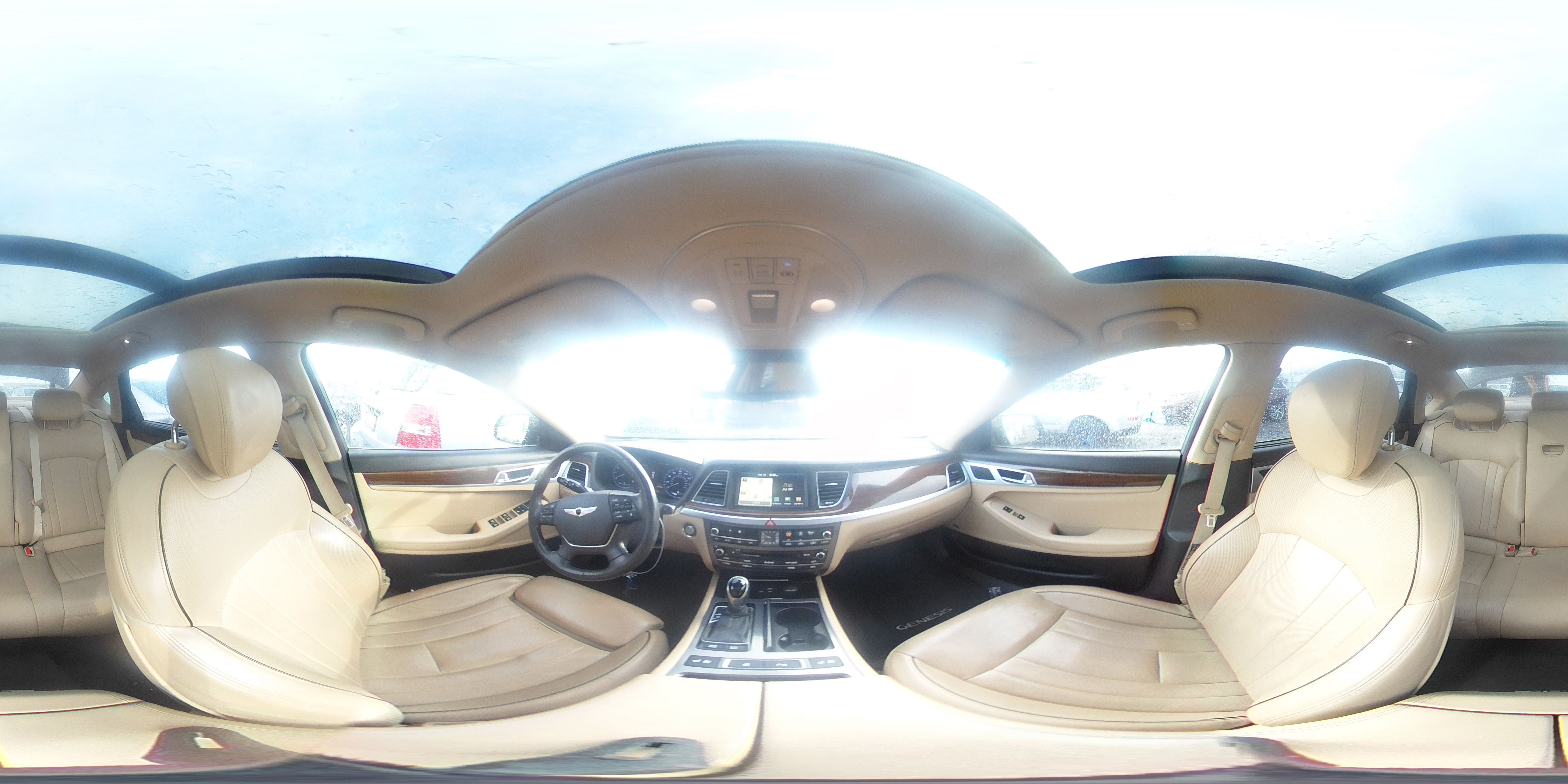 2016 Hyundai Genesis VIN KMHGN4JE2GU130264 Copart auction photo, front end damage thumbnail 13