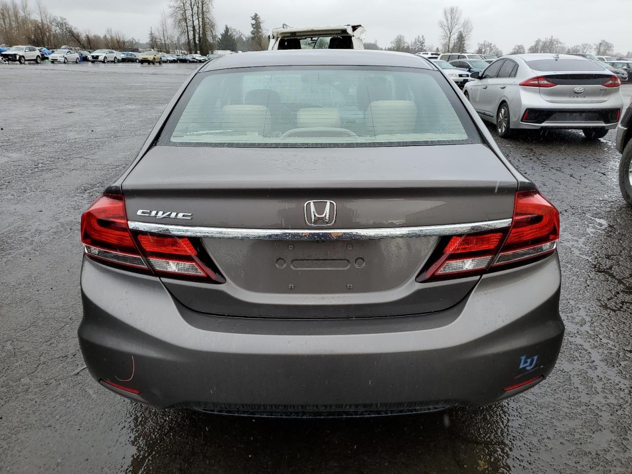 2013 Honda Civic VIN 19XFB2F57DE271492 Copart auction photo, front end damage thumbnail 6