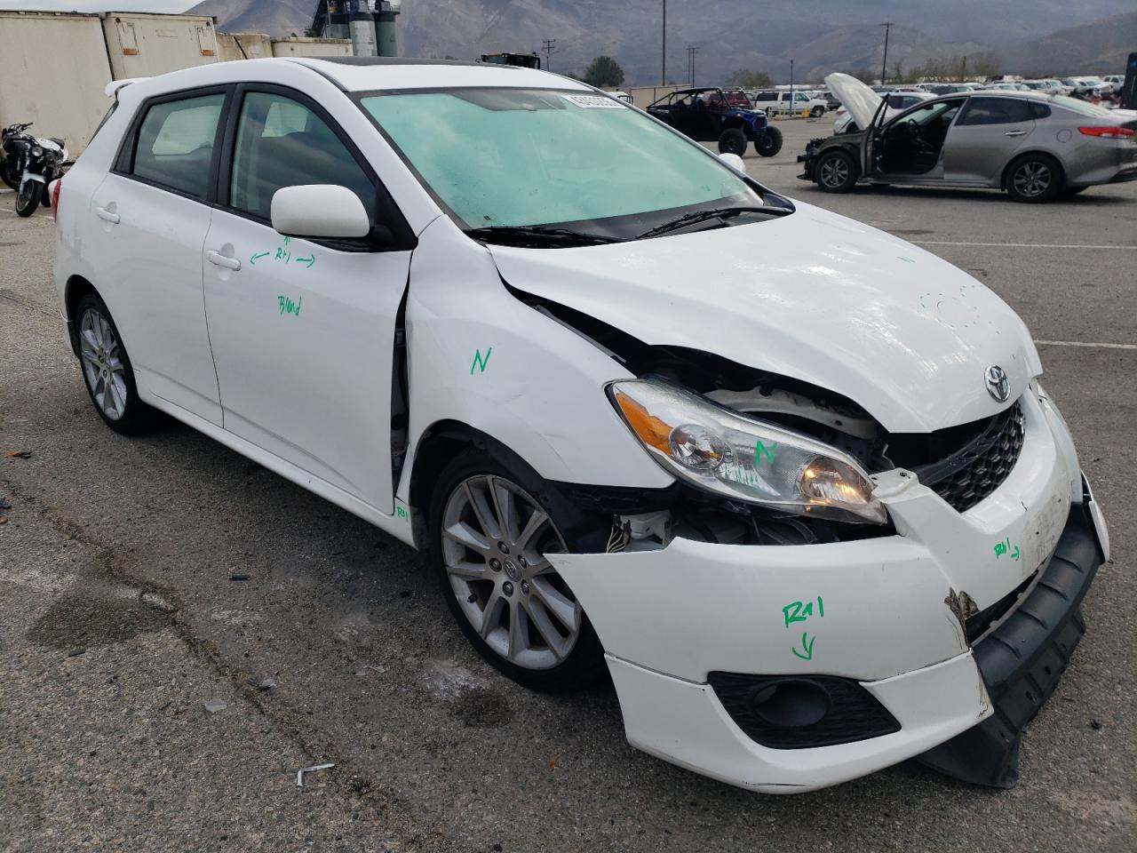 2009 Toyota Corolla VIN 2T1GE40E39C003514 Copart auction photo, front end damage thumbnail 4