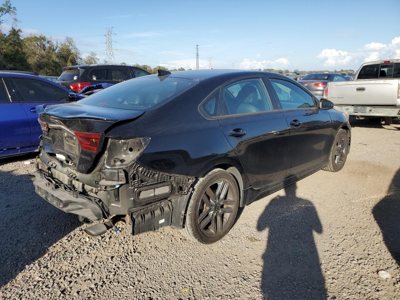 2021 KIA Forte VIN 3KPF34AD0ME278551 Copart auction photo, rear end damage thumbnail 3