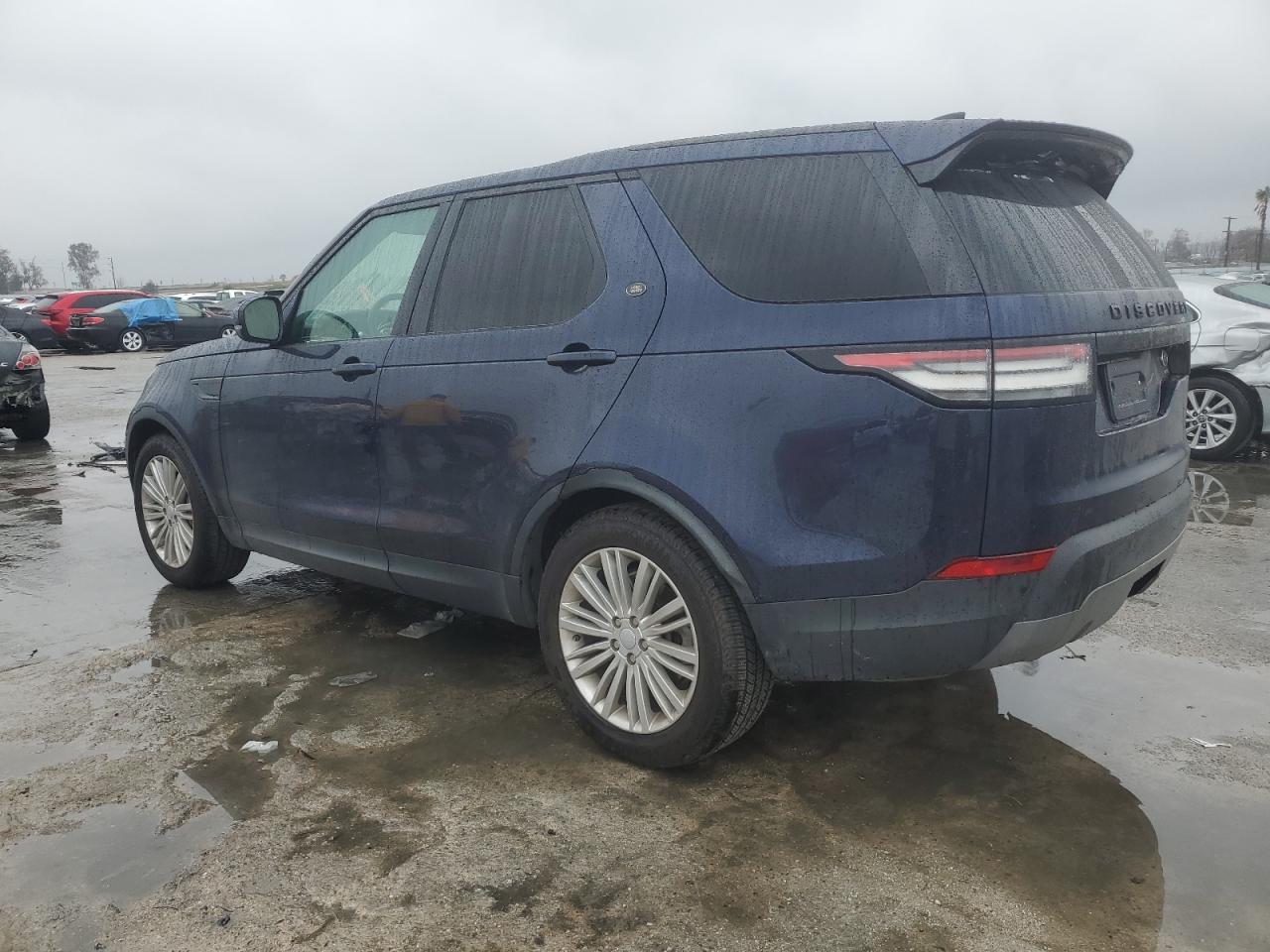 2018 Land Rover Discovery VIN SALRG2RV8JA074395 Copart auction photo, side / front end damage thumbnail 2
