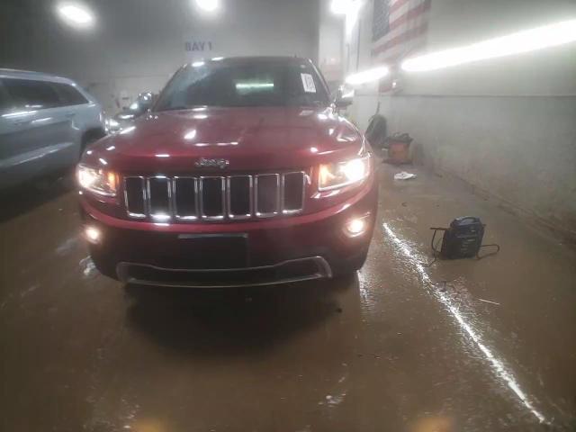 2014 Jeep Grand Cherokee VIN 1C4RJFBG9EC476464 Copart auction photo, side / front end damage thumbnail 13