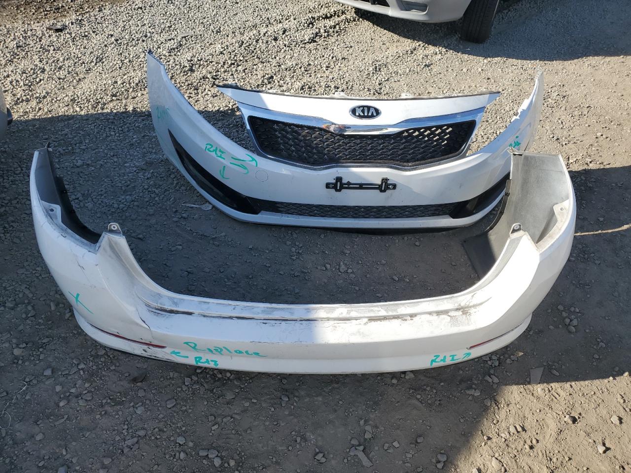 2013 KIA Optima VIN KNAGM4A74D5370217 Copart auction photo, front end / rear end damage thumbnail 12