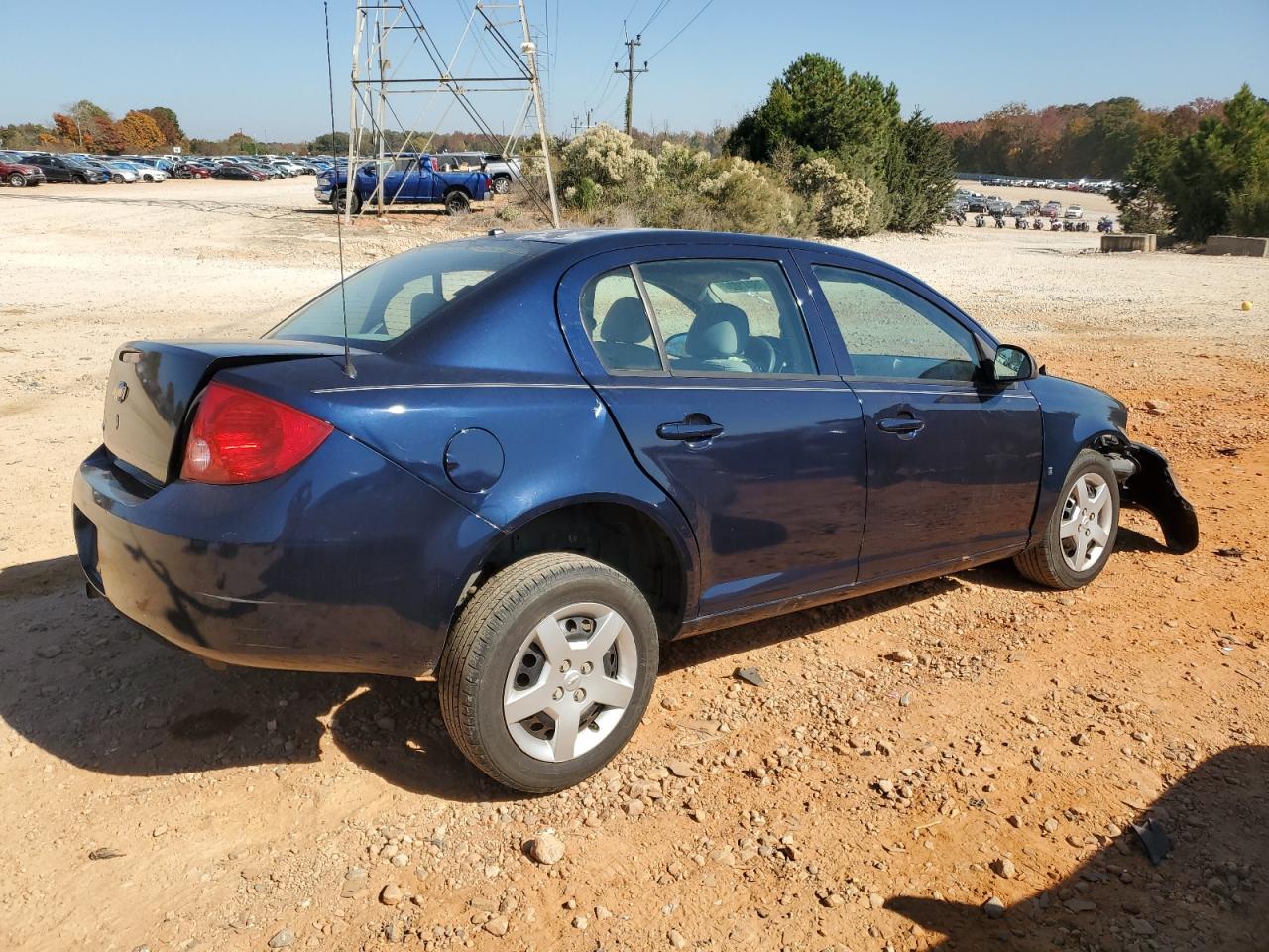 2008 Chevrolet Cobalt VIN 1G1AL58F987148645 Copart auction photo, all over damage thumbnail 3