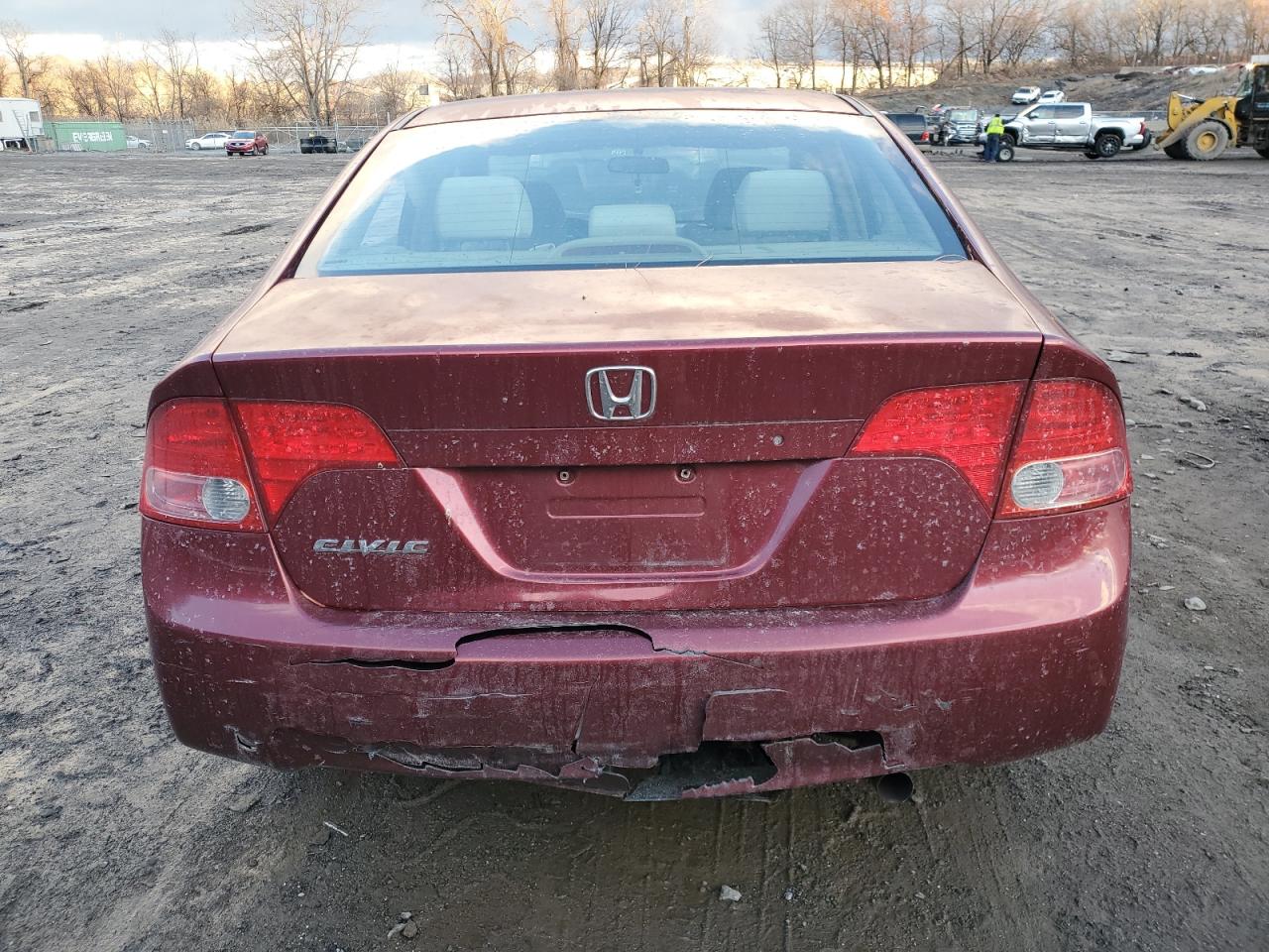 2006 Honda Civic VIN 1HGFA16886L102455 Copart auction photo, rear end / minor dent/scratches damage thumbnail 6