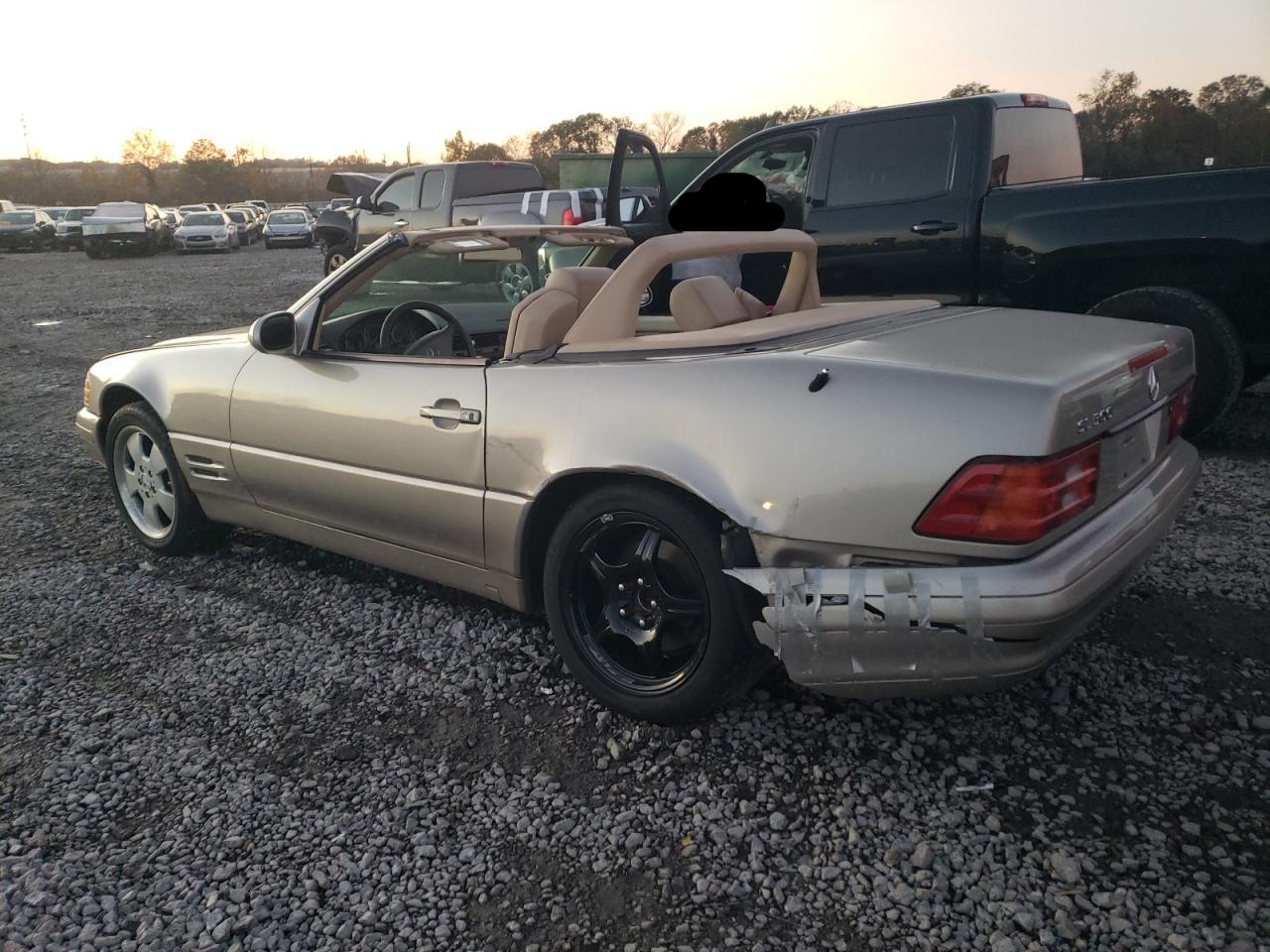 1999 Mercedes-Benz SL-klasse VIN WDBFA68F8XF178084 Copart auction photo, rear end damage thumbnail 2