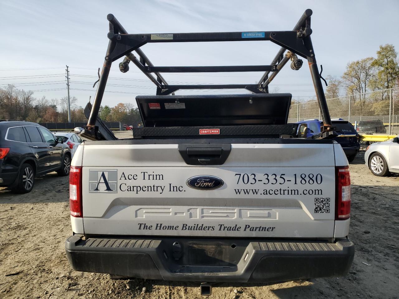 2020 Ford F-150 VIN 1FTEX1EB9LFA60944 Copart auction photo, front end damage thumbnail 6
