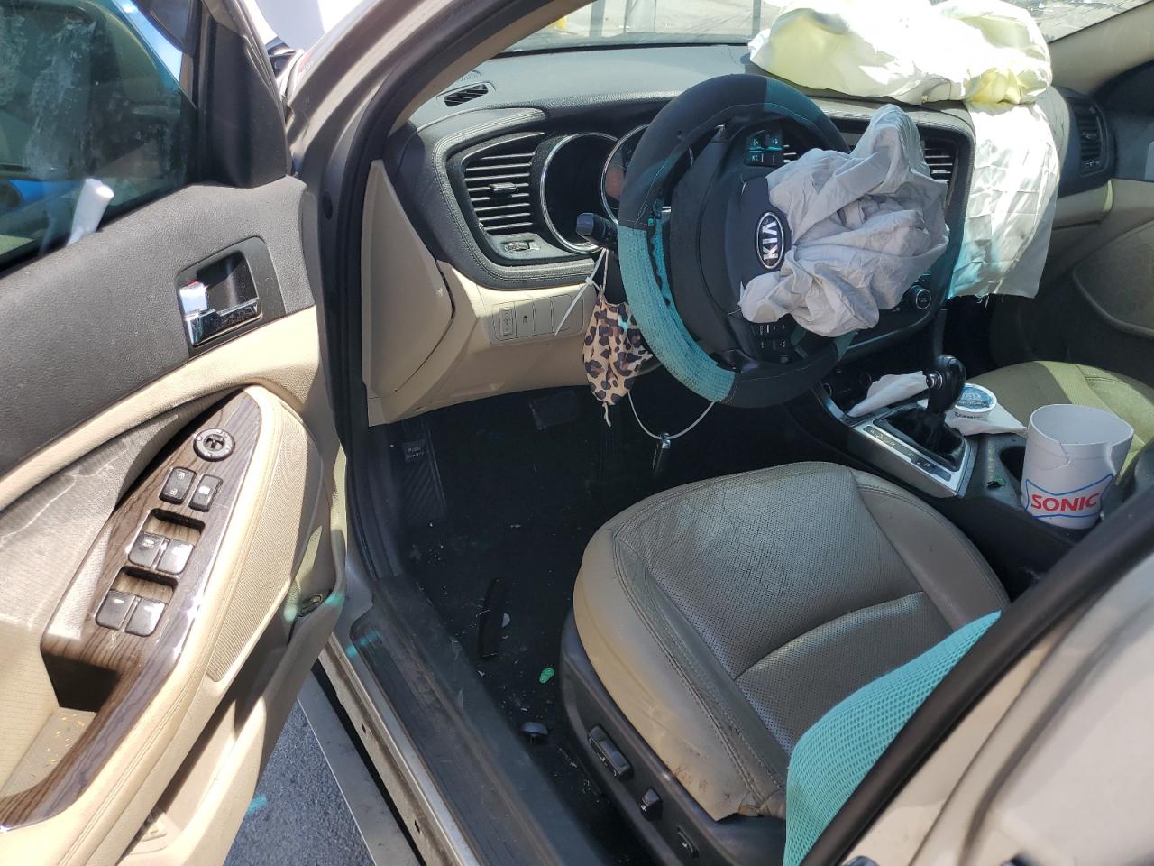 2013 KIA Optima VIN 5XXGN4A76DG107707 Copart auction photo, front end / rear end damage thumbnail 8