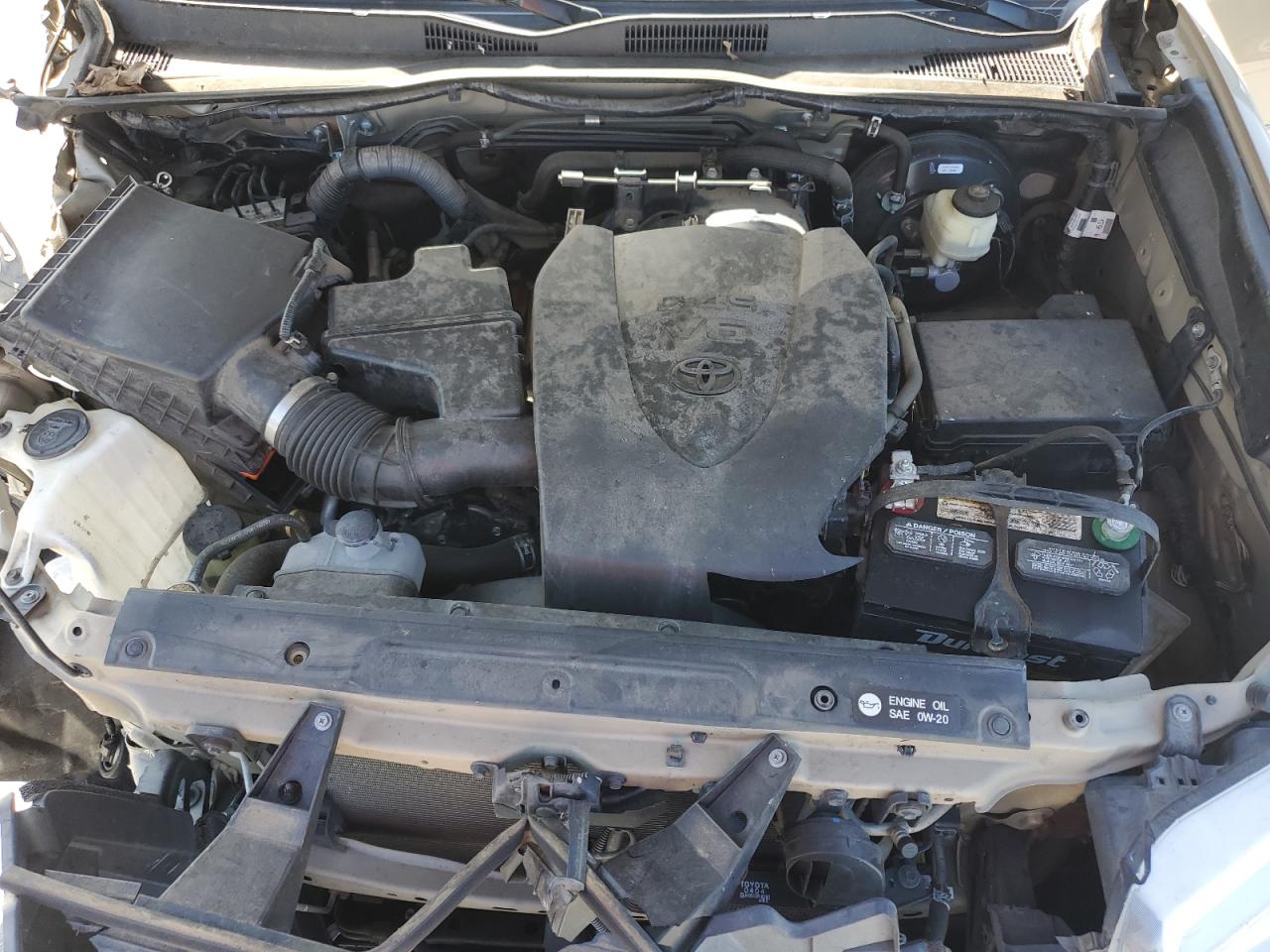 2016 Toyota Tacoma VIN 5TFAZ5CN5GX017909 Copart auction photo, front end / side damage thumbnail 13