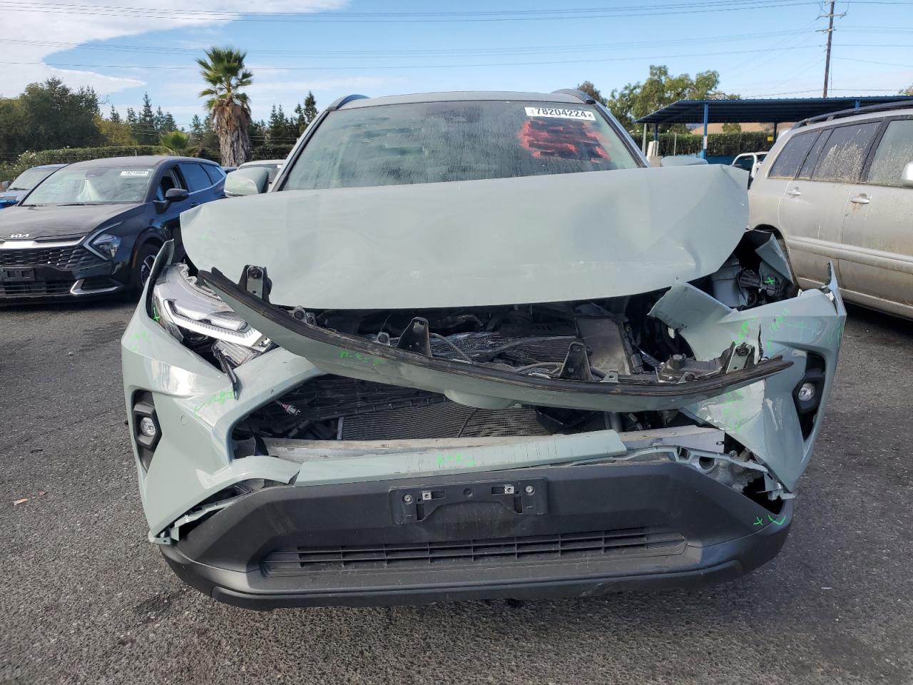 2022 Toyota RAV 4 VIN 2T3A1RFV8NW313051 Copart auction photo, front end damage thumbnail 5