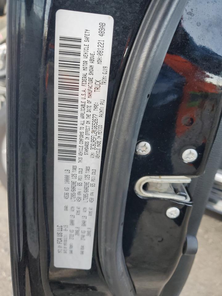 2019 RAM 2500 VIN 3C6UR5FL2KG652677 Copart auction photo, front end damage thumbnail 12