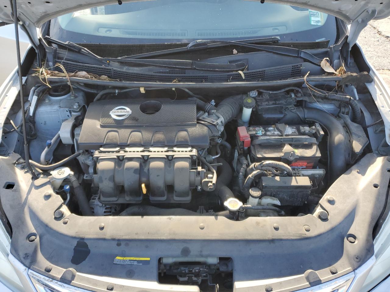 2013 Nissan Sentra VIN 3N1AB7AP2DL780095 Copart auction photo, front end / side damage thumbnail 11