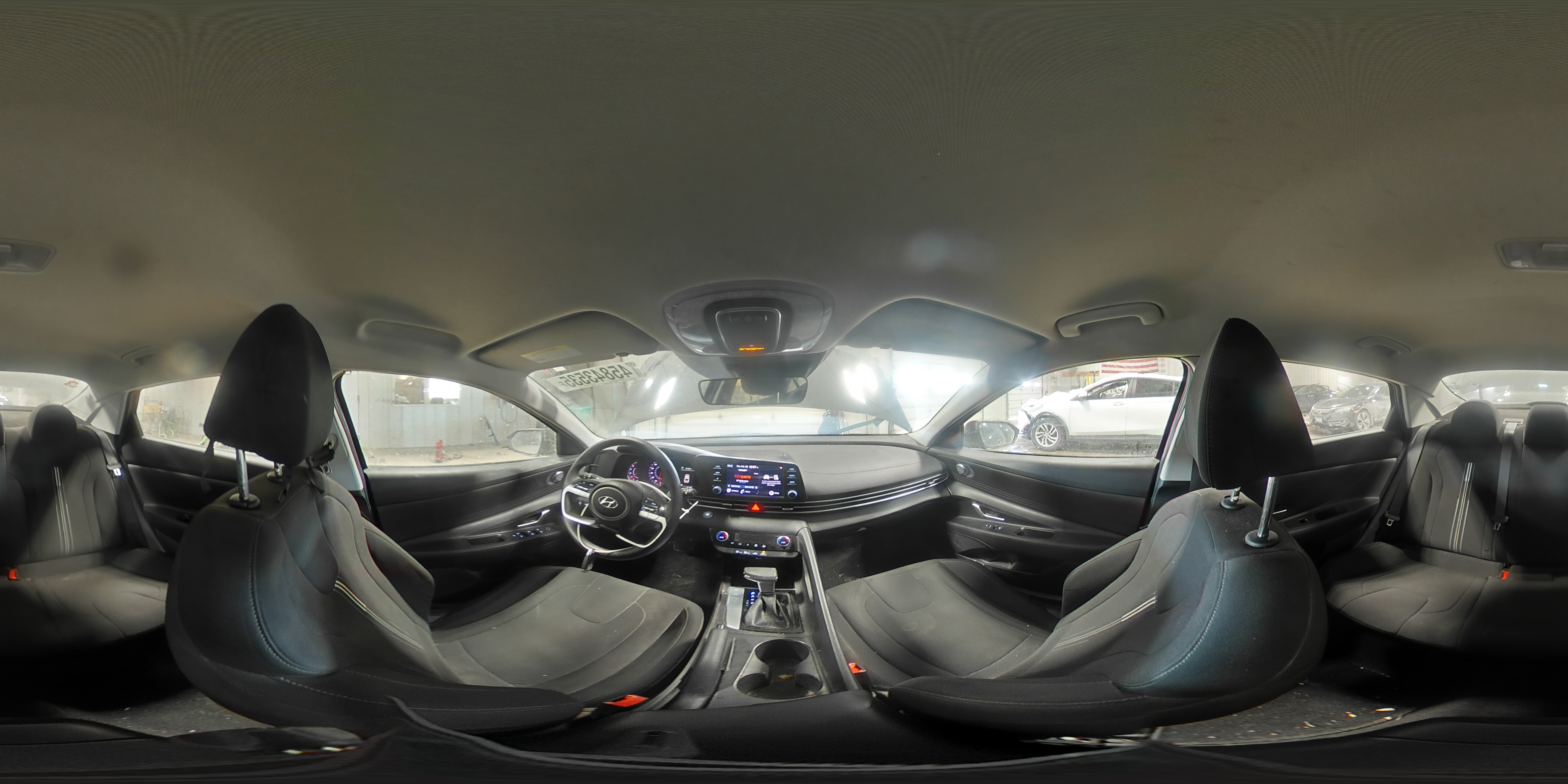 2022 Hyundai Elantra VIN KMHLM4AG9NU242222 Copart auction photo, rear end damage thumbnail 12