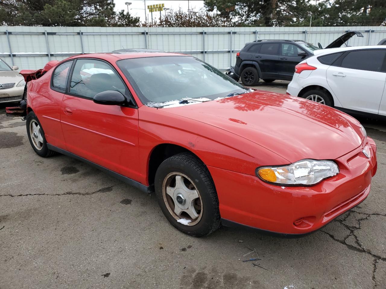 2002 Chevrolet Monte Carlo VIN 2G1WW12E729333367 Copart auction photo, rear end damage thumbnail 4