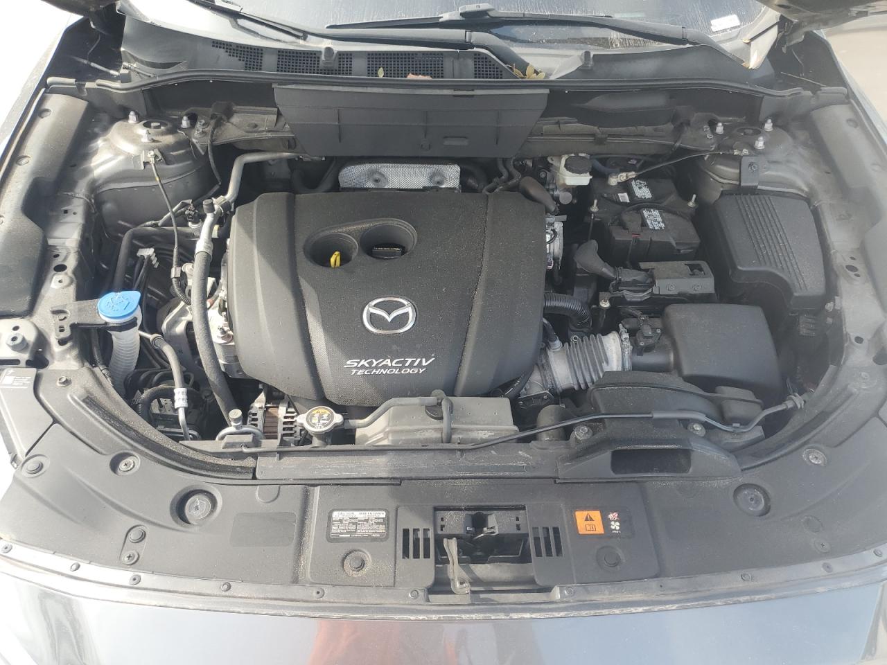2018 Mazda CX-5 VIN JM3KFADM1J0321256 Copart auction photo, top/roof damage thumbnail 12