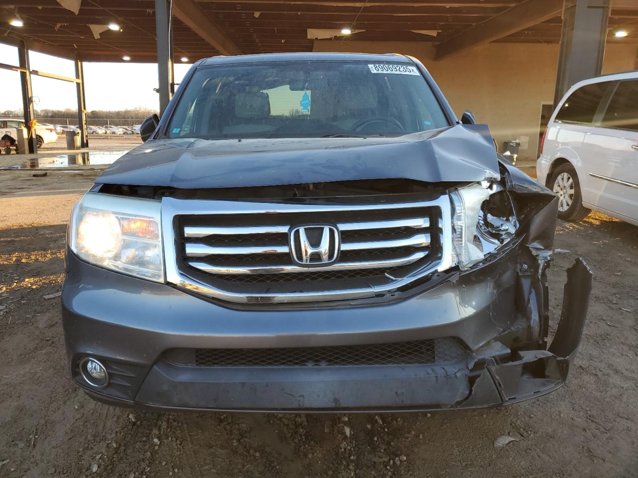 2015 Honda Pilot VIN 5FNYF4H39FB077306 Copart auction photo, front end damage thumbnail 5
