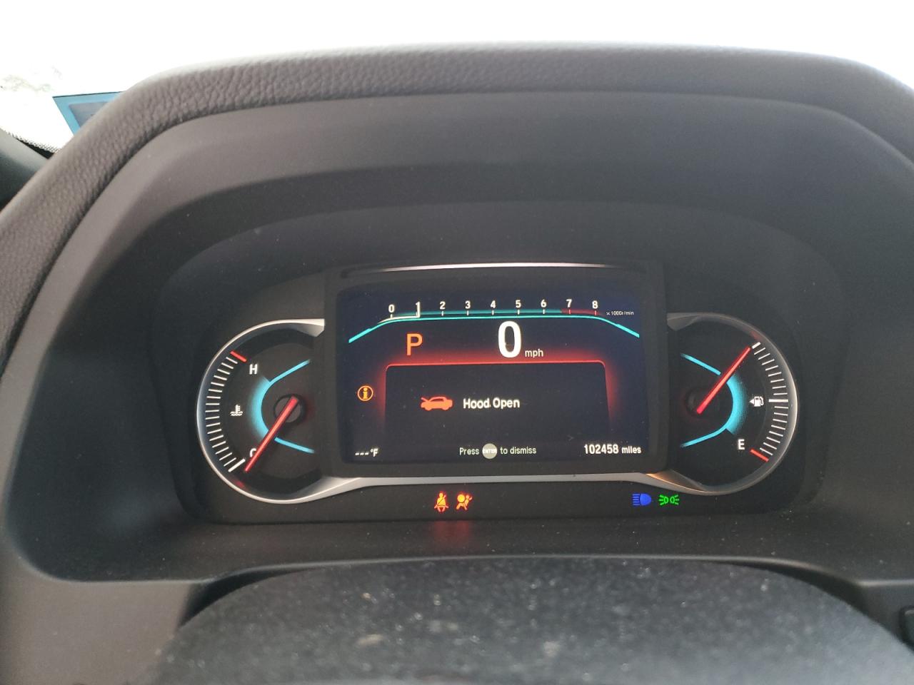 2021 Honda Passport VIN 5FNYF8H95MB018665 Copart auction photo, front end / side damage thumbnail 9