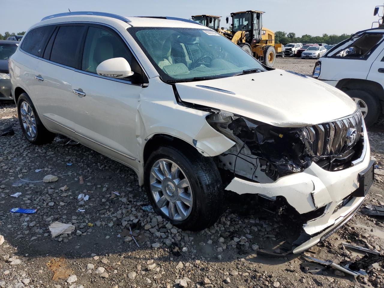 2015 Buick Enclave VIN 5GAKRBKDXFJ295686 Copart auction photo, front end damage thumbnail 4