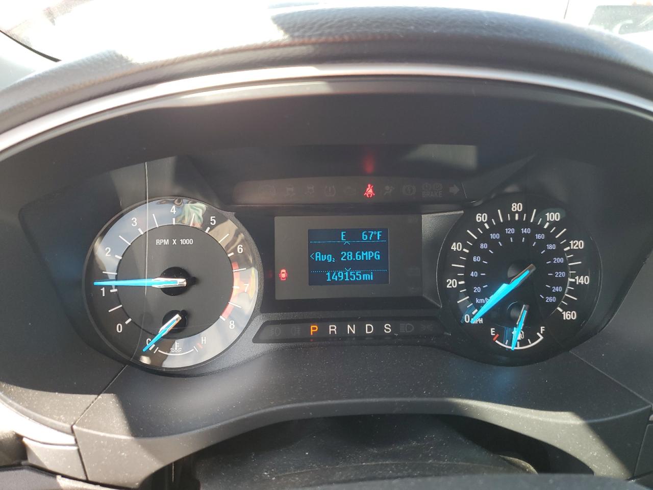 2016 Ford Fusion VIN 3FA6P0G76GR129448 Copart auction photo, side / rear end damage thumbnail 9