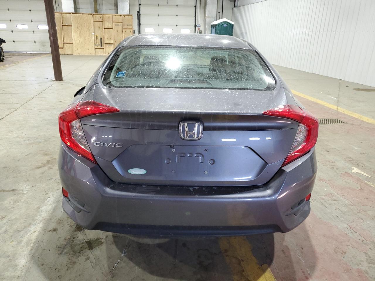 2016 Honda Civic VIN 2HGFC2F57GH554479 Copart auction photo, side / rear end damage thumbnail 6
