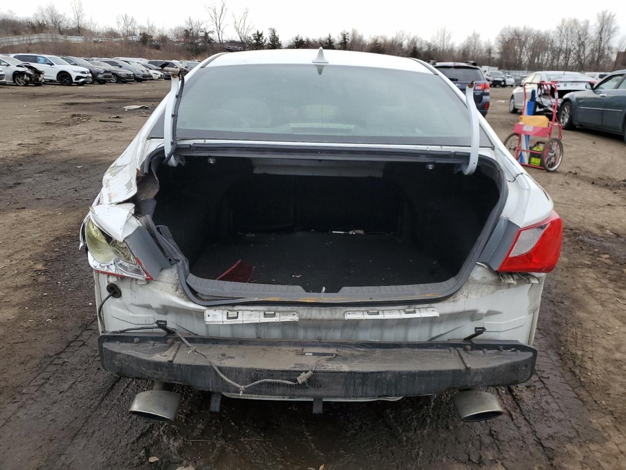2011 Hyundai Sonata VIN 5NPEC4AB0BH225979 Copart auction photo, burn - engine / burn - interior damage thumbnail 6