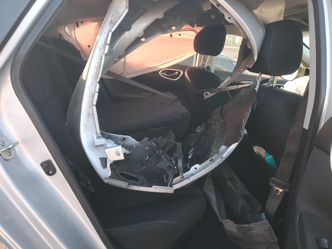 2019 Nissan Sentra VIN 3N1AB7APXKY394525 Copart auction photo, front end / side damage thumbnail 10