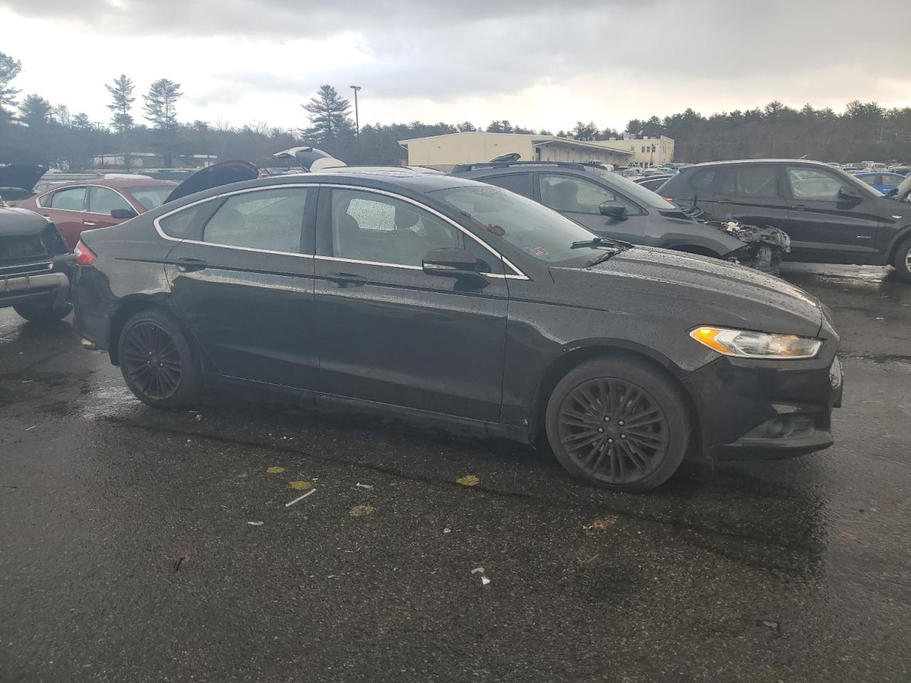 2014 Ford Fusion VIN 3FA6P0HD3ER166698 Copart auction photo, front end damage thumbnail 4