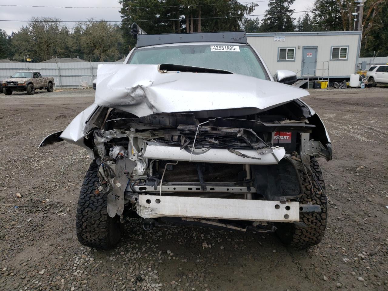 2018 Toyota 4Runner VIN JTEBU5JRXJ5508466 Copart auction photo, front end damage thumbnail 5