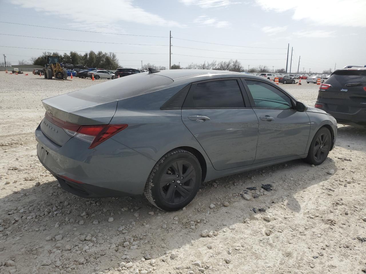2022 Hyundai Elantra VIN KMHLS4AG4NU323196 Copart auction photo, undercarriage damage thumbnail 3