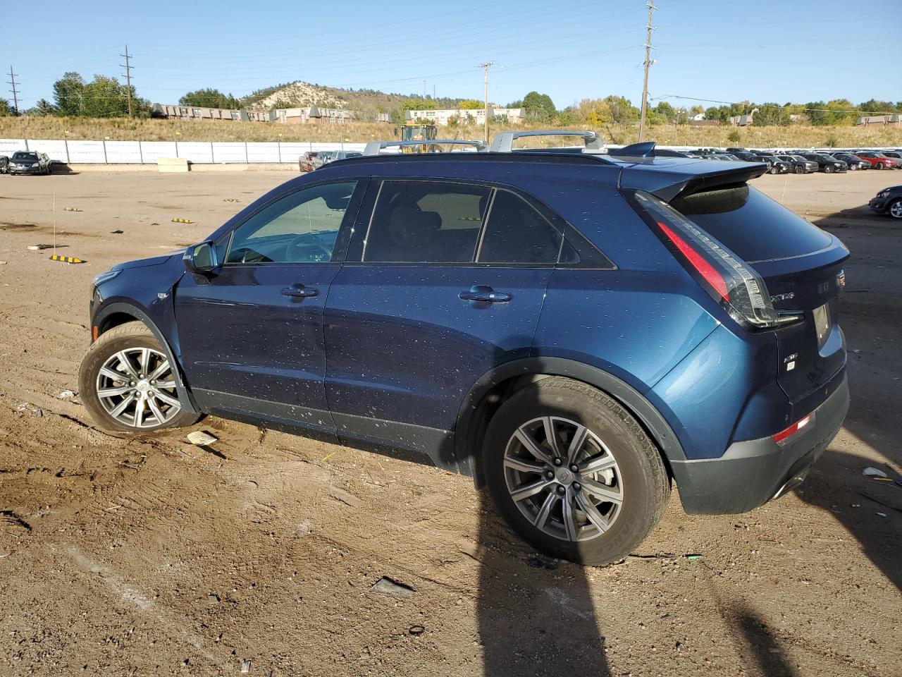 2019 Cadillac XT4 VIN 1GYFZFR43KF102623 Copart auction photo, undercarriage / front end damage thumbnail 2