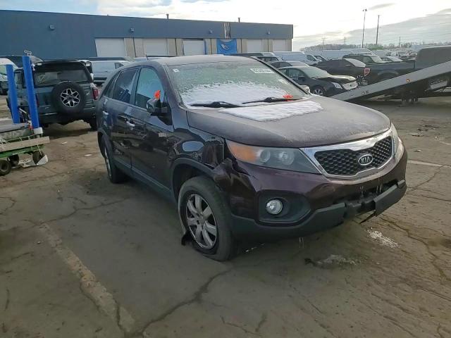 2013 KIA Sorento VIN 5XYKT3A10DG378537 Copart auction photo, all over / side damage thumbnail 11