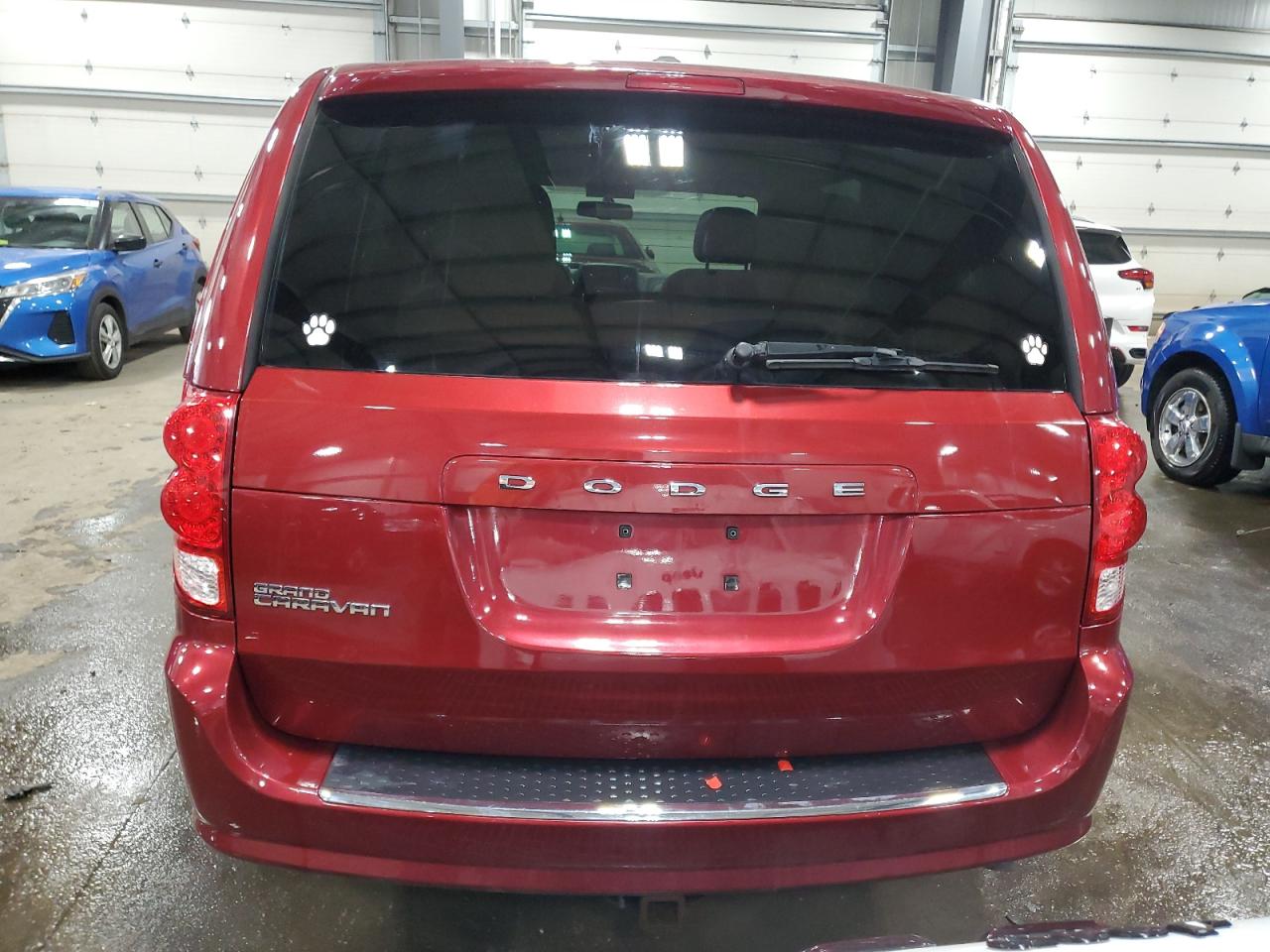 2016 Dodge Caravan VIN 2C4RDGBG7GR192662 Copart auction photo, front end / side damage thumbnail 6