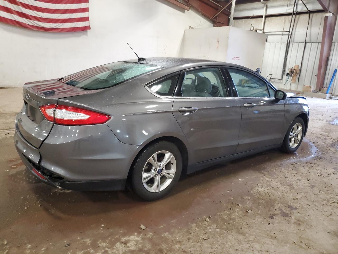 2014 Ford Fusion VIN 1FA6P0G74E5404170 Copart auction photo, front end / side damage thumbnail 3