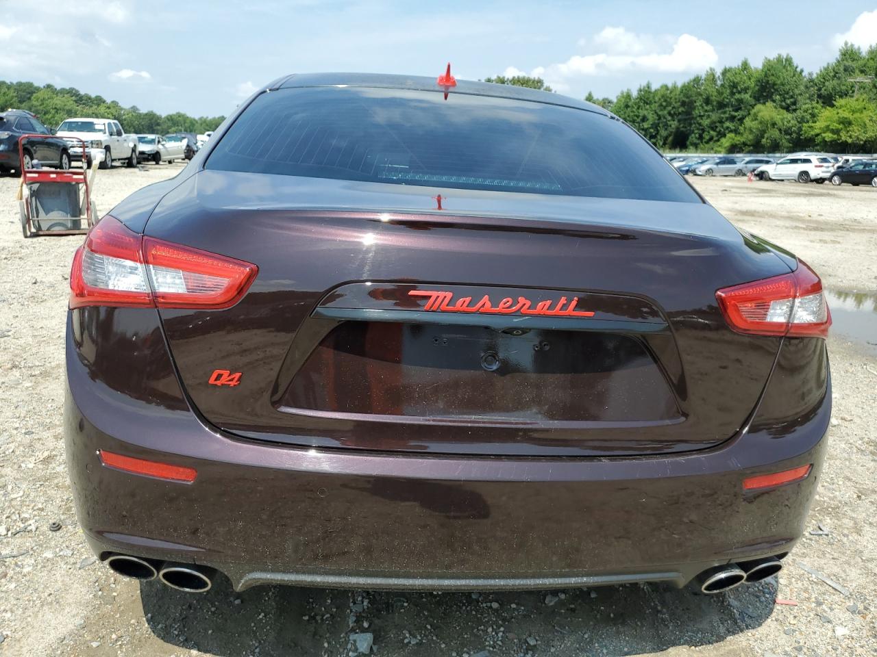 2015 Maserati Ghibli VIN ZAM57RTA3F1139077 Copart auction photo, undercarriage / mechanical damage thumbnail 6
