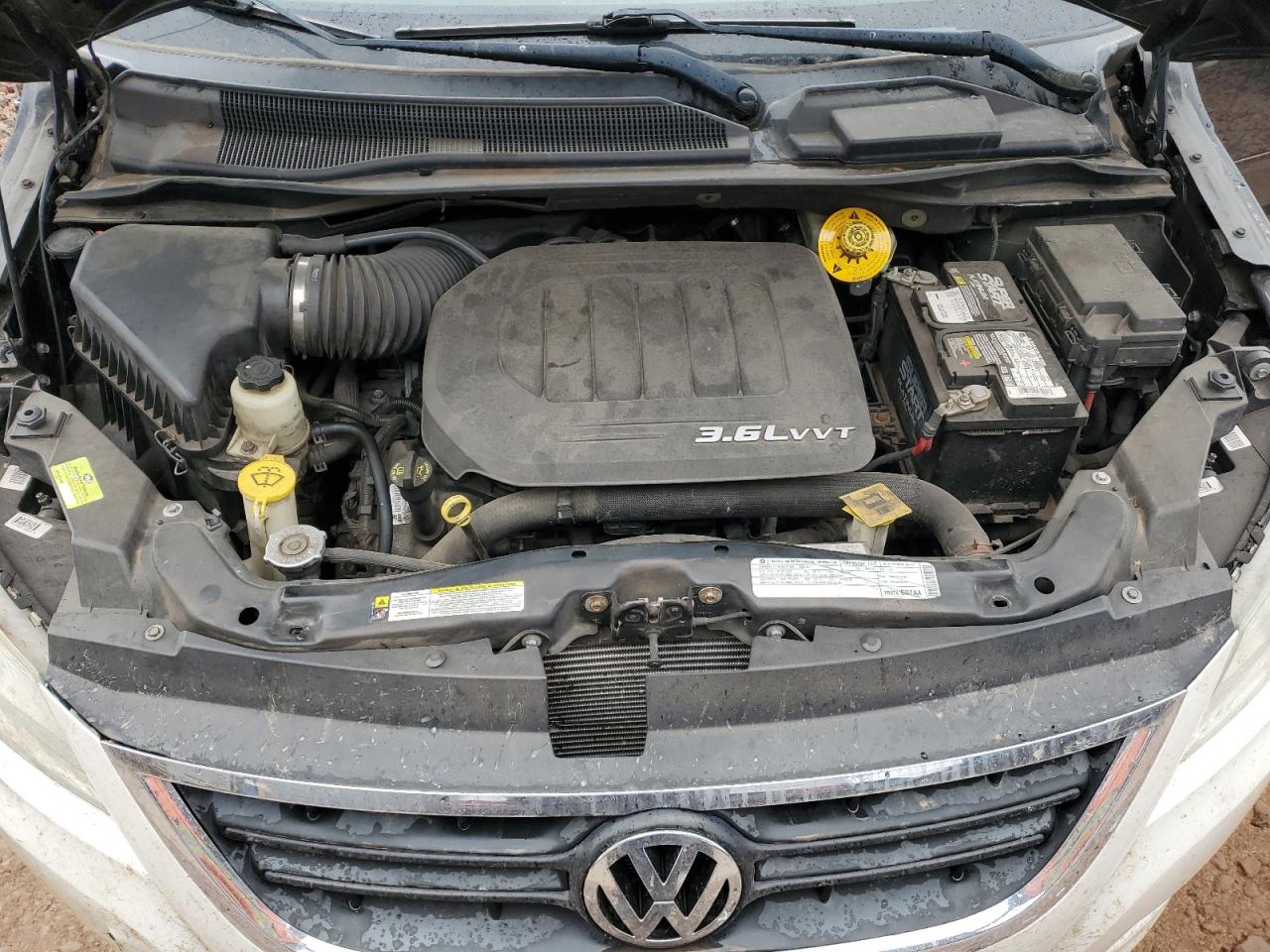 2013 Volkswagen Routan VIN 2C4RVABG1DR724803 Copart auction photo, side damage thumbnail 12