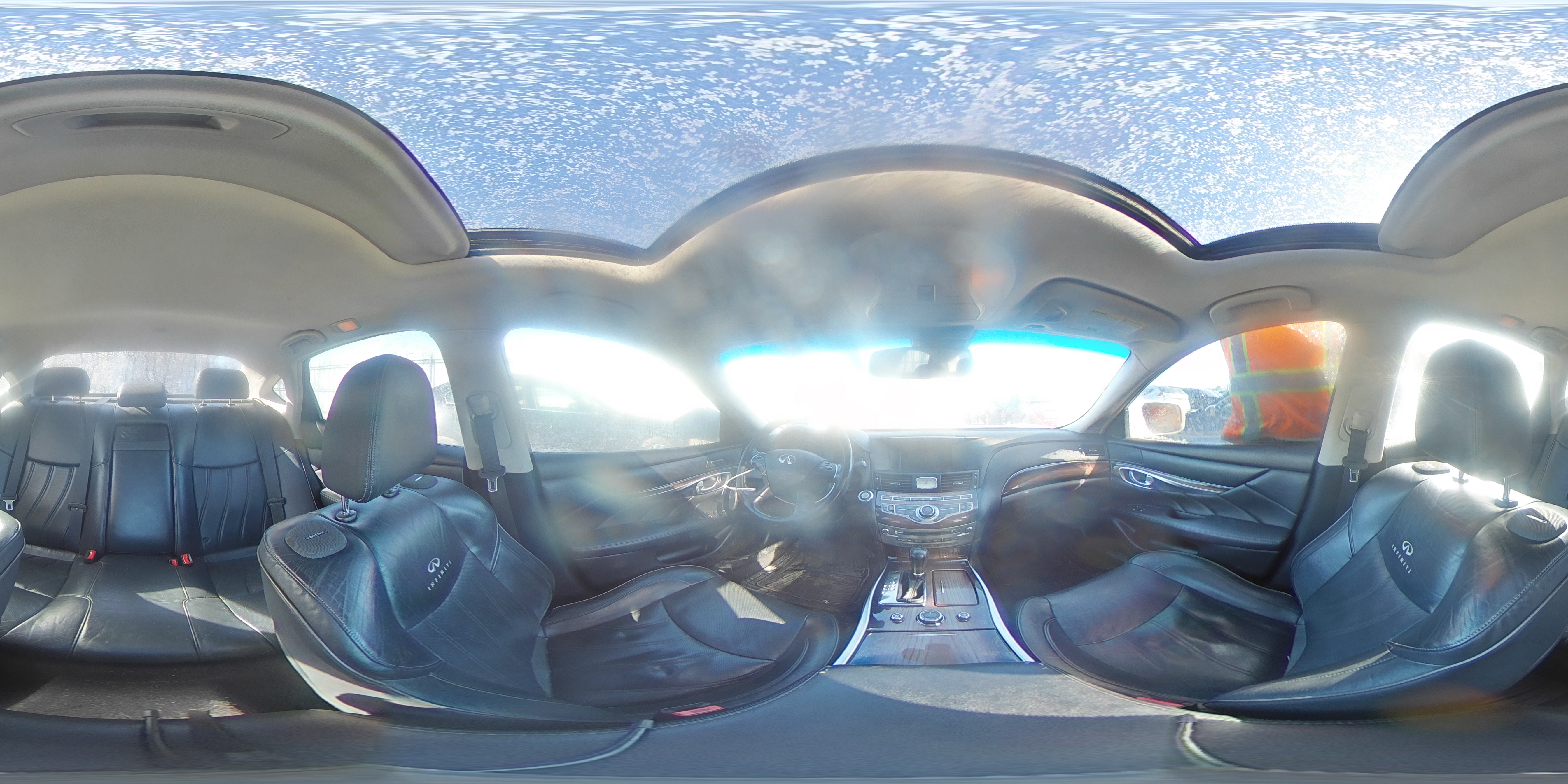 2013 Infiniti M VIN JN1BY1ARXDM601129 Copart auction photo, front end damage thumbnail 13