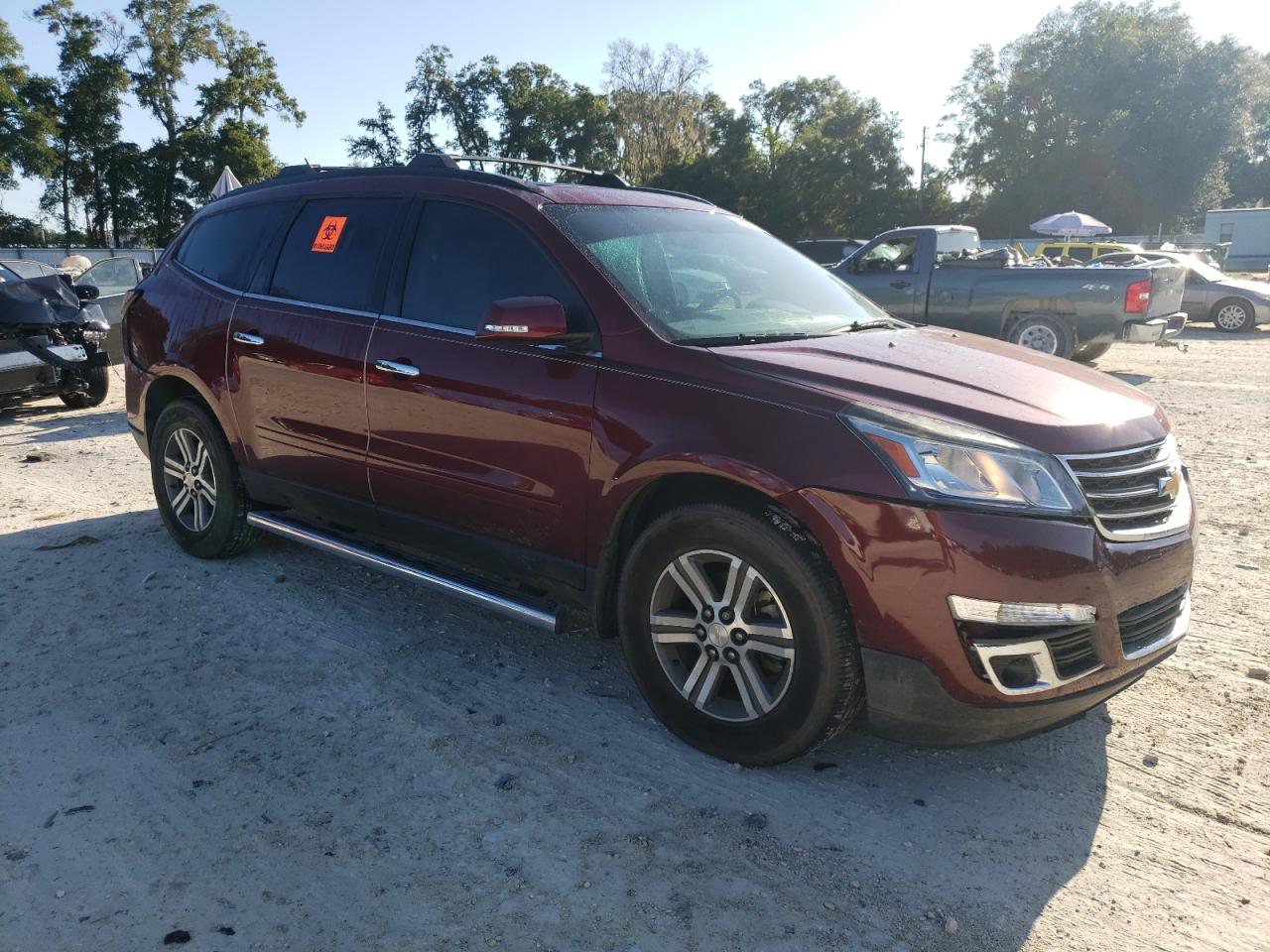 2016 Chevrolet Traverse VIN 1GNKRHKD6GJ335885 Copart auction photo, rear end / minor dent/scratches damage thumbnail 4