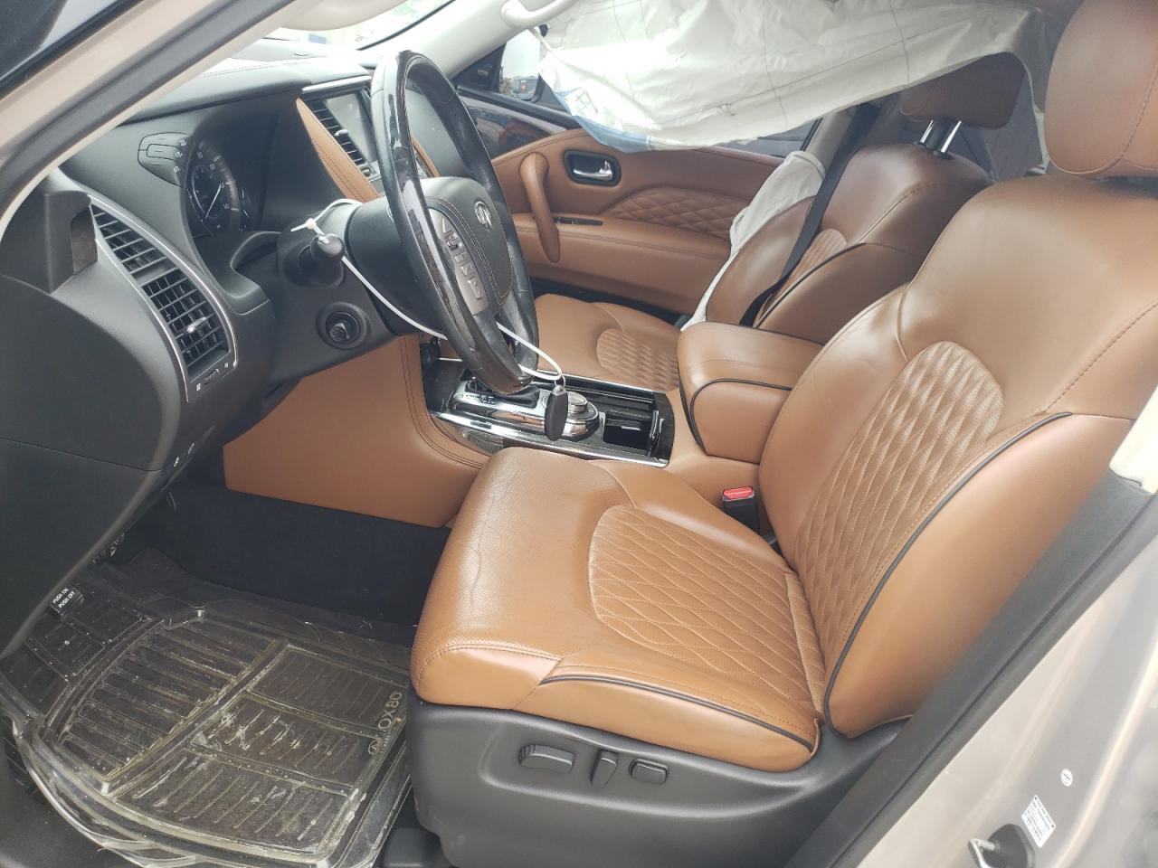 2018 Infiniti QX80 VIN JN8AZ2NE4J9195130 Copart auction photo, rear end damage thumbnail 7