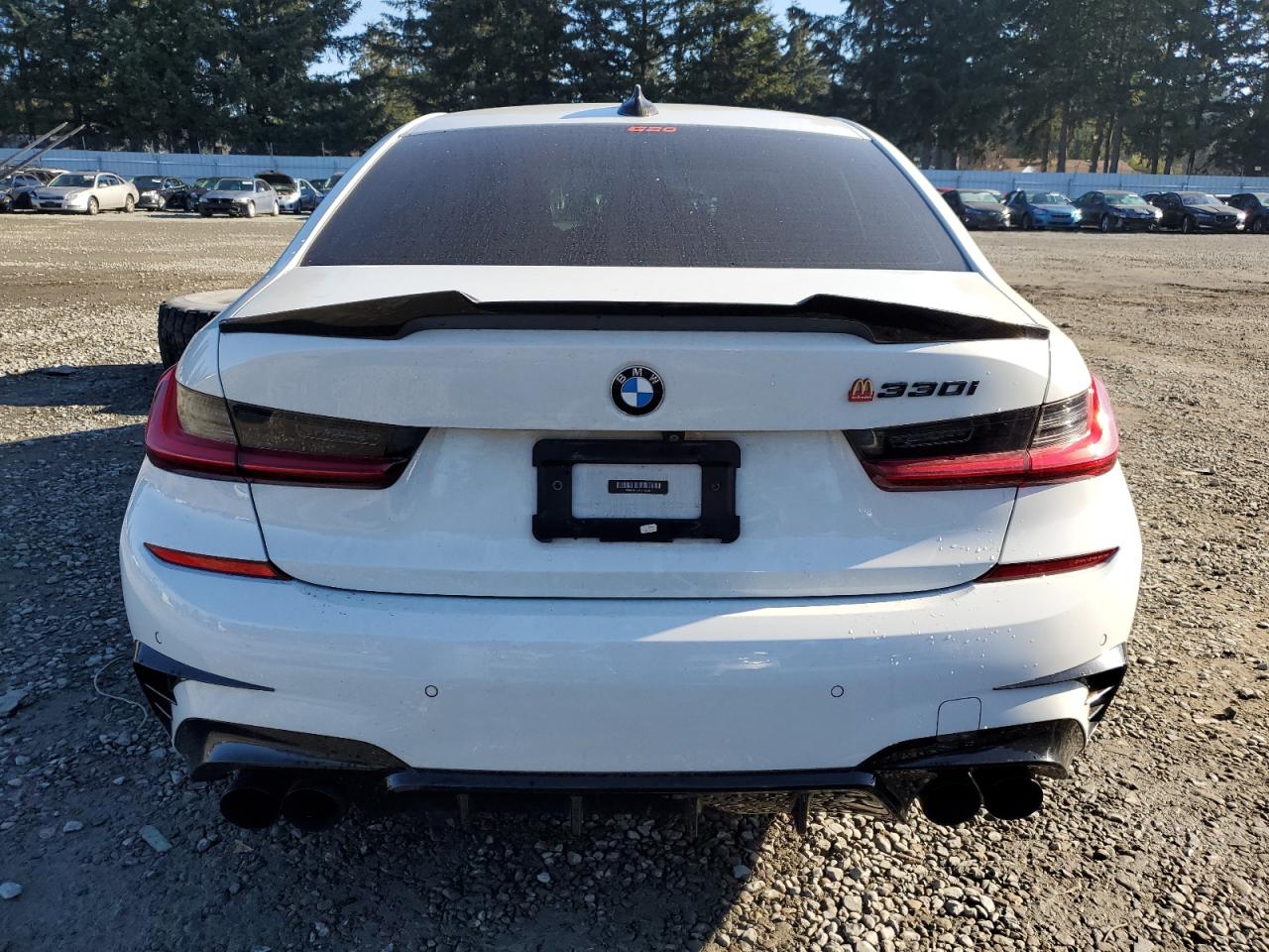 2020 BMW M3 VIN WBA5U7C06LFH63561 Copart auction photo, front end damage thumbnail 6
