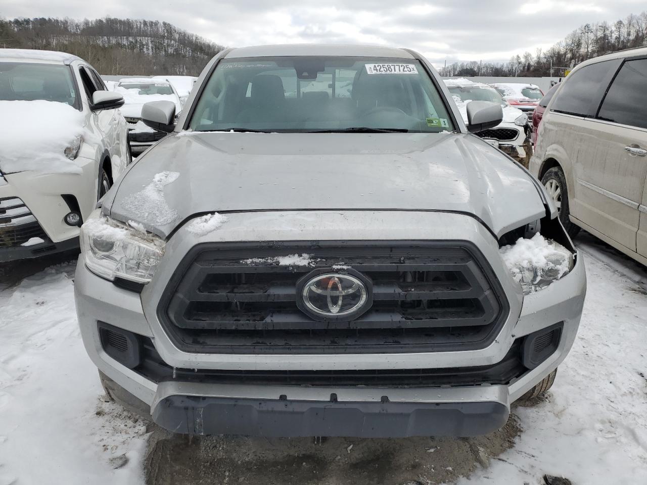 2022 Toyota Tacoma VIN 3TMCZ5AN4NM468053 Copart auction photo, front end / undercarriage damage thumbnail 5