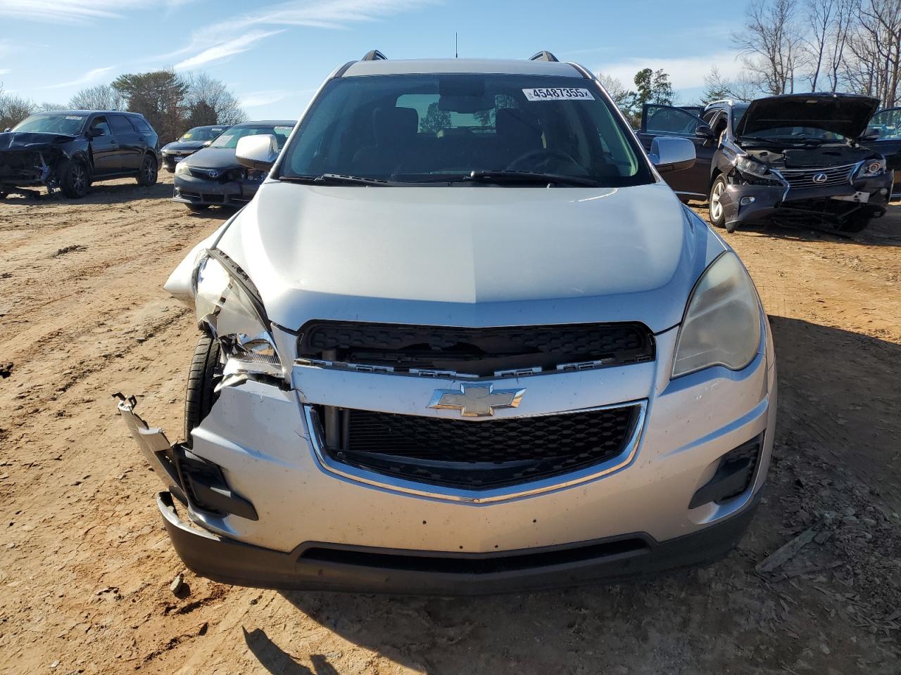 2012 Chevrolet Equinox VIN 2GNALDEK2C1144016 Copart auction photo, front end damage thumbnail 5