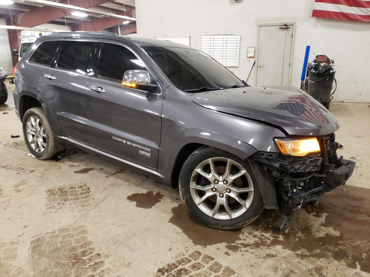 2014 Jeep Grand Cherokee VIN 1C4RJFJT5EC432041 Copart auction photo, front end damage thumbnail 4
