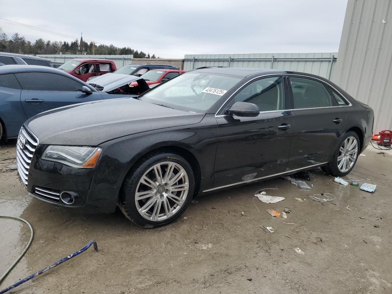 2014 Audi A8 VIN WAURMAFD3EN001307 - Copart auction photo