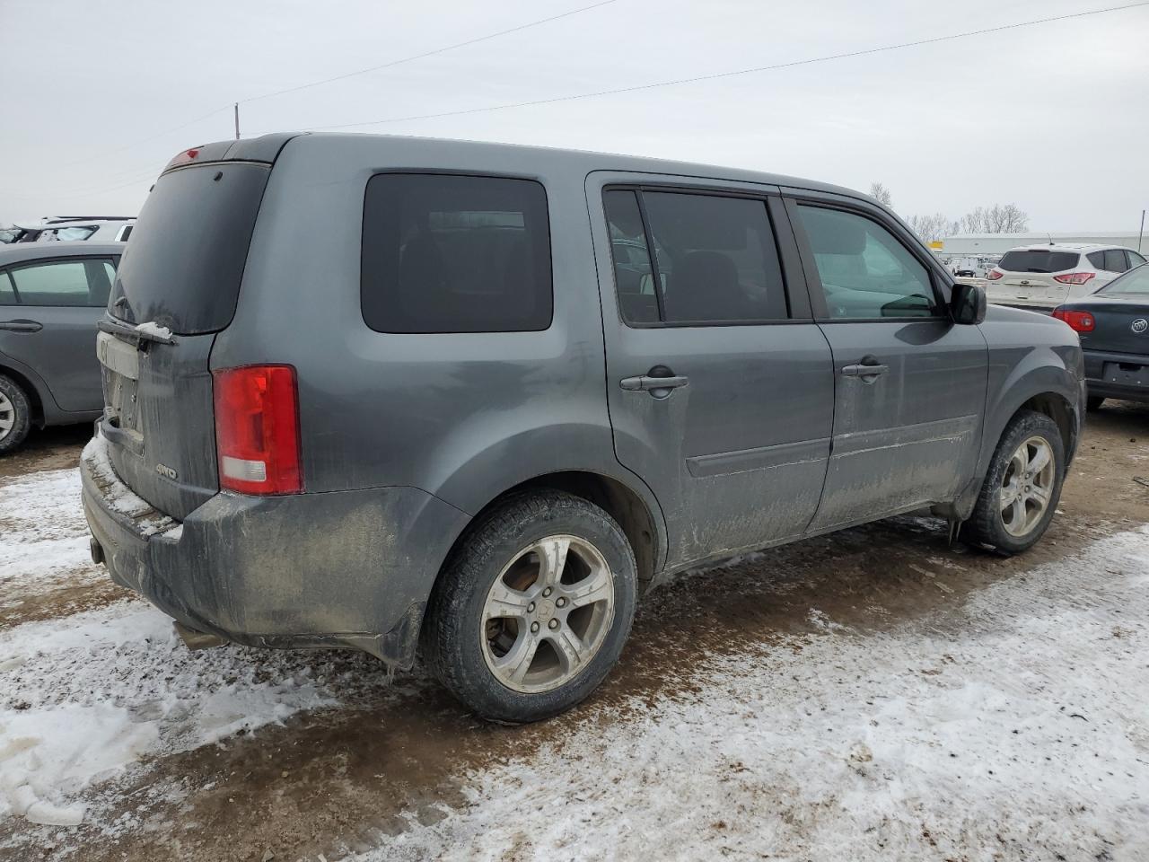 2012 Honda Pilot VIN 5FNYF4H55CB003331 Copart auction photo, side / minor dent/scratches damage thumbnail 3