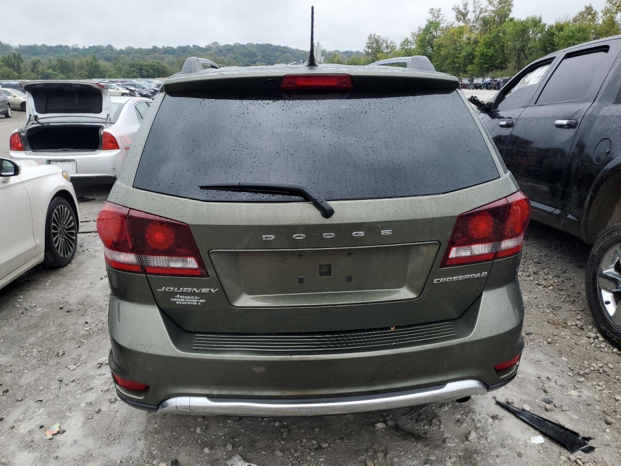 2016 Dodge Journey VIN 3C4PDCGB9GT187019 Copart auction photo, side damage thumbnail 6