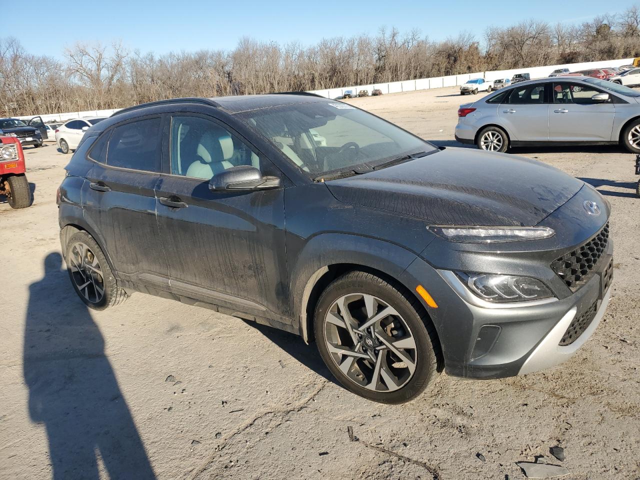 2022 Hyundai Kona VIN KM8K53A33NU923010 Copart auction photo, rear end / minor dent/scratches damage thumbnail 4