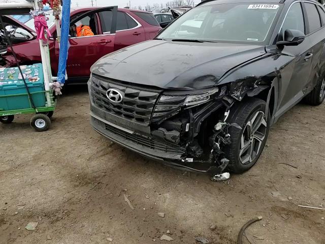 2023 Hyundai Tucson VIN 5NMJFCAE6PH290897 Copart auction photo, front end / side damage thumbnail 11